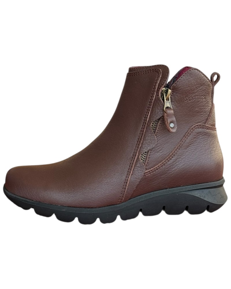 Δερμάτινο Γυναικείo Μποτάκι - N378