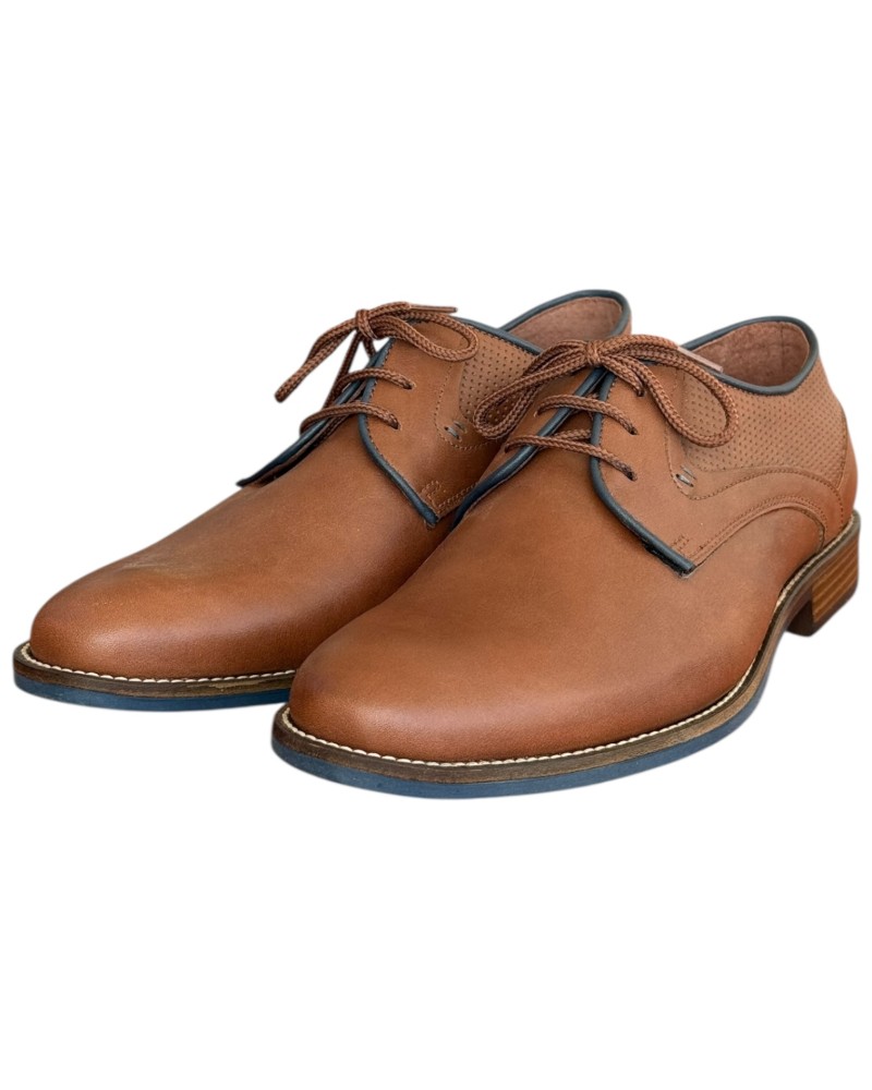  Δερμάτινο Ανδρικό Παπούτσι - N393