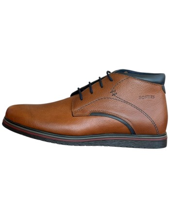  Δερμάτινο Ανδρικό Μποτάκι - N432