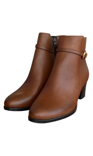 Δερμάτινο Γυναικείo Μποτάκι - N461