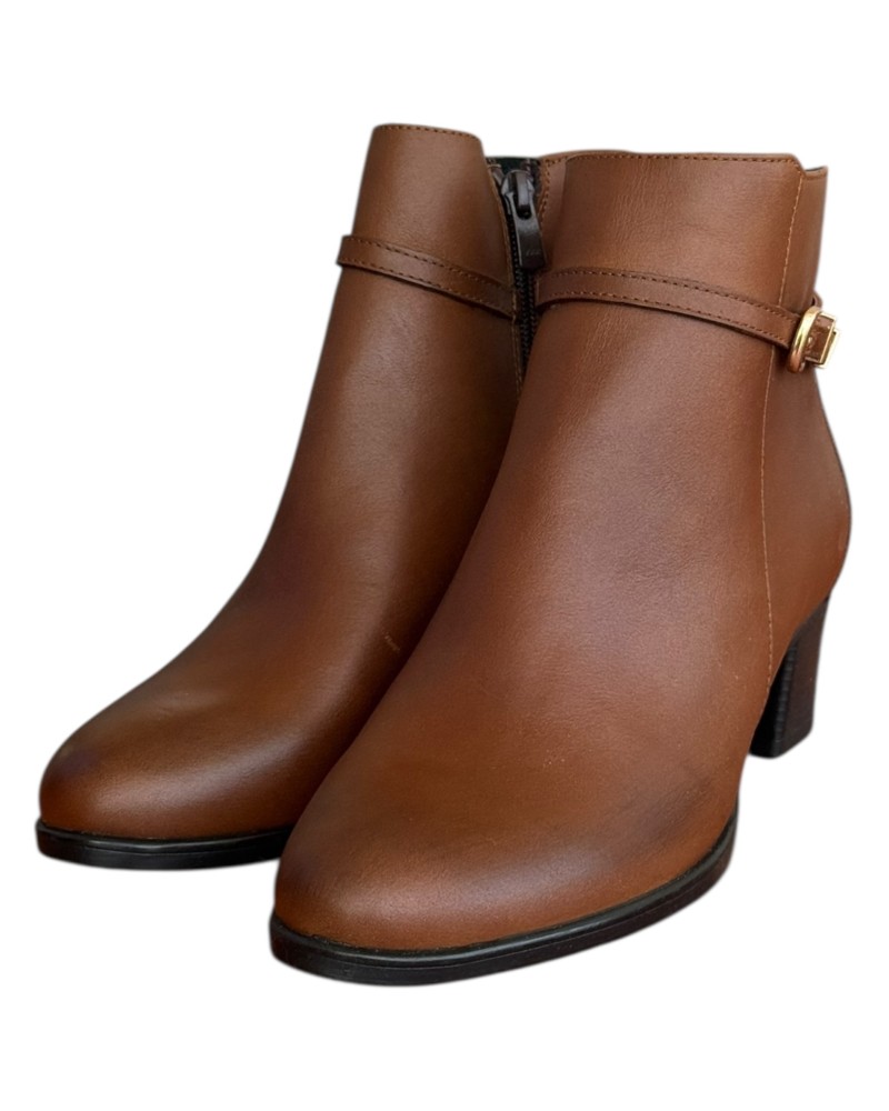 Δερμάτινο Γυναικείo Μποτάκι - N461