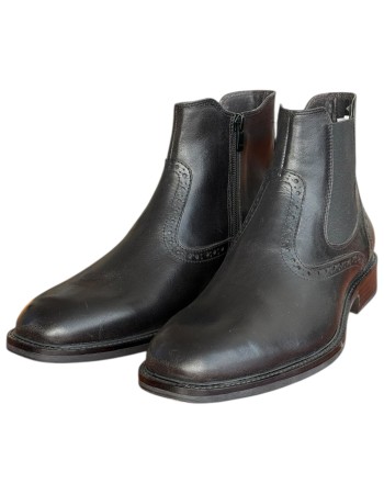  Δερμάτινο Ανδρικό Μποτάκι - N49