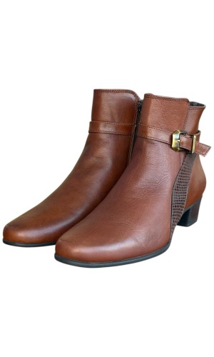 Δερμάτινο Γυναικείo Μποτάκι - N495