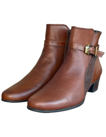 Δερμάτινο Γυναικείo Μποτάκι - N495