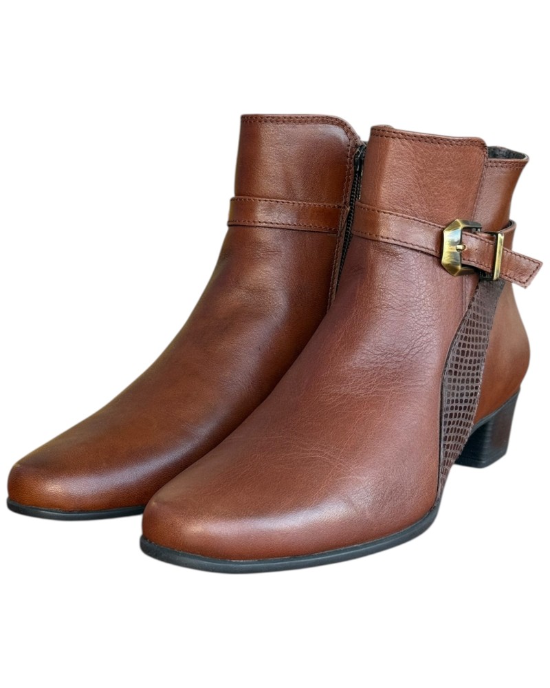 Δερμάτινο Γυναικείo Μποτάκι - N495