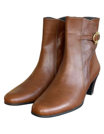 Δερμάτινο Γυναικείo Μποτάκι - N496