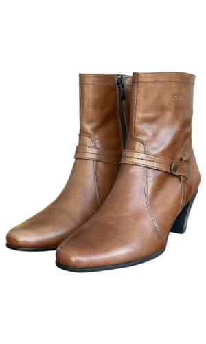 Δερμάτινο Γυναικείo Μποτάκι - N498