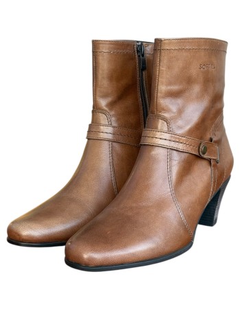 Δερμάτινο Γυναικείo Μποτάκι - N498