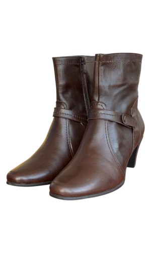 Δερμάτινο Γυναικείo Μποτάκι - N503