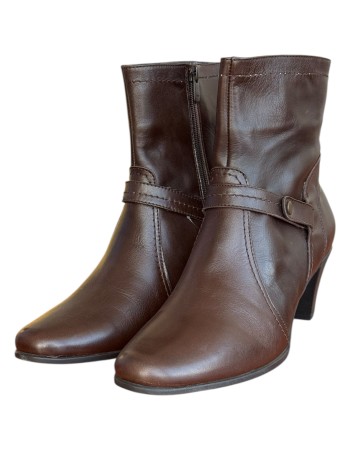 Δερμάτινο Γυναικείo Μποτάκι - N503