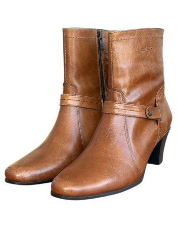 Δερμάτινο Γυναικείo Μποτάκι - N505