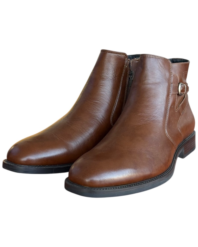  Δερμάτινο Ανδρικό Μποτάκι - N589