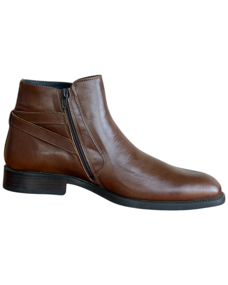  Δερμάτινο Ανδρικό Μποτάκι - N589