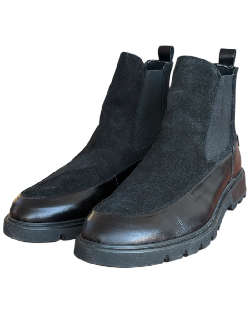  Δερμάτινο Ανδρικό Μποτάκι - N590