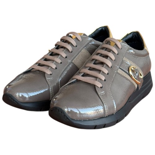  Δερμάτινο Γυναικείο Sneaker- N596