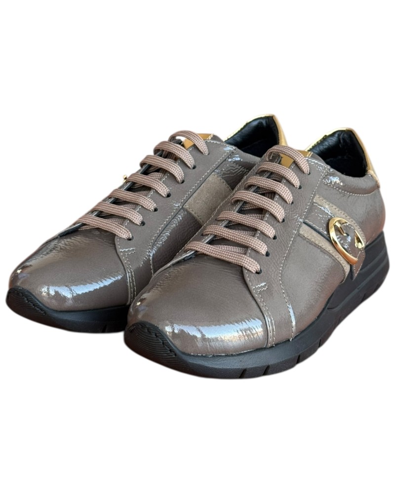  Δερμάτινο Γυναικείο Sneaker- N596