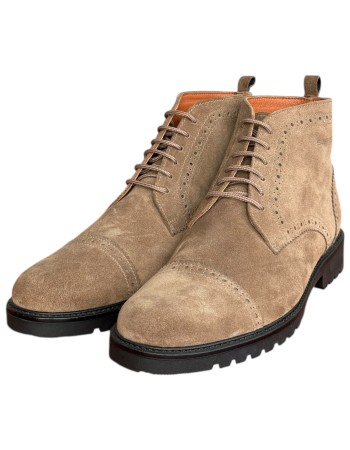  Δερμάτινο Ανδρικό Μποτάκι - N60