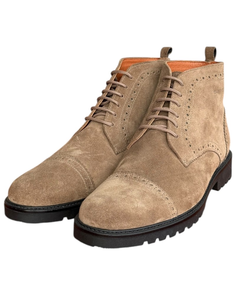  Δερμάτινο Ανδρικό Μποτάκι - N60