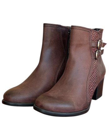 Δερμάτινο Γυναικείo Μποτάκι - N604