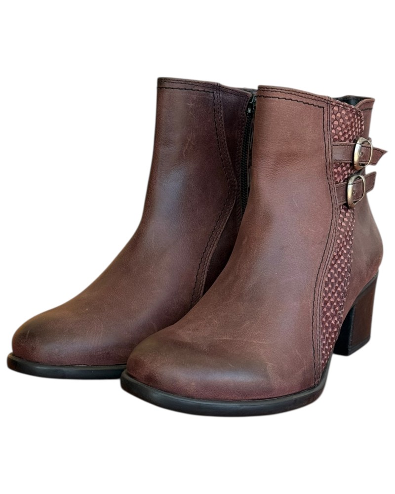 Δερμάτινο Γυναικείo Μποτάκι - N604