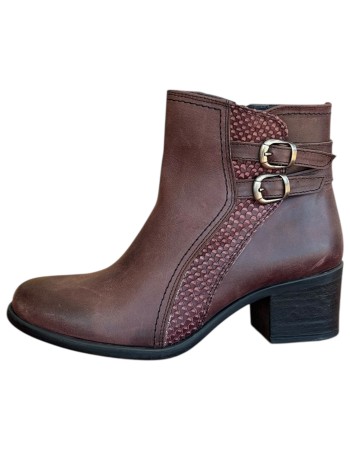 Δερμάτινο Γυναικείo Μποτάκι - N604