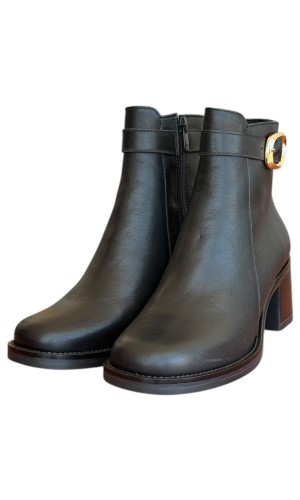 Δερμάτινο Γυναικείo Μποτάκι - N613