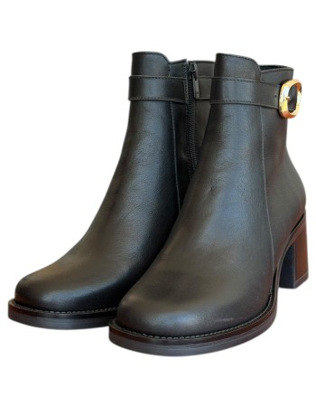 Δερμάτινο Γυναικείo Μποτάκι - N613