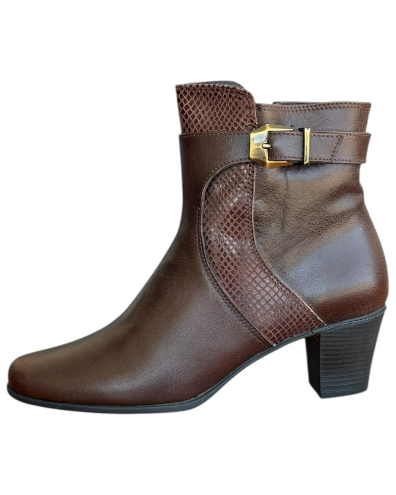 Δερμάτινο Γυναικείo Μποτάκι - N614