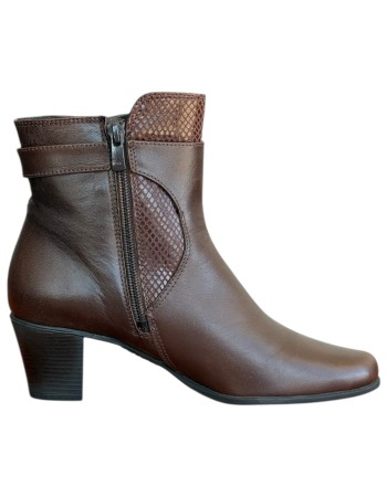 Δερμάτινο Γυναικείo Μποτάκι - N614