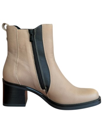 Δερμάτινο Γυναικείo Μποτάκι - N616