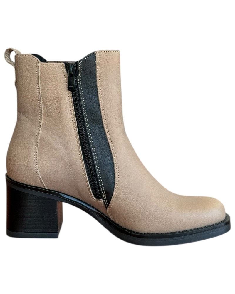 Δερμάτινο Γυναικείo Μποτάκι - N616