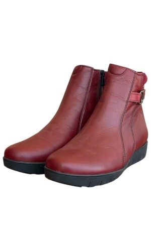 Δερμάτινο Γυναικείo Μποτάκι - N619