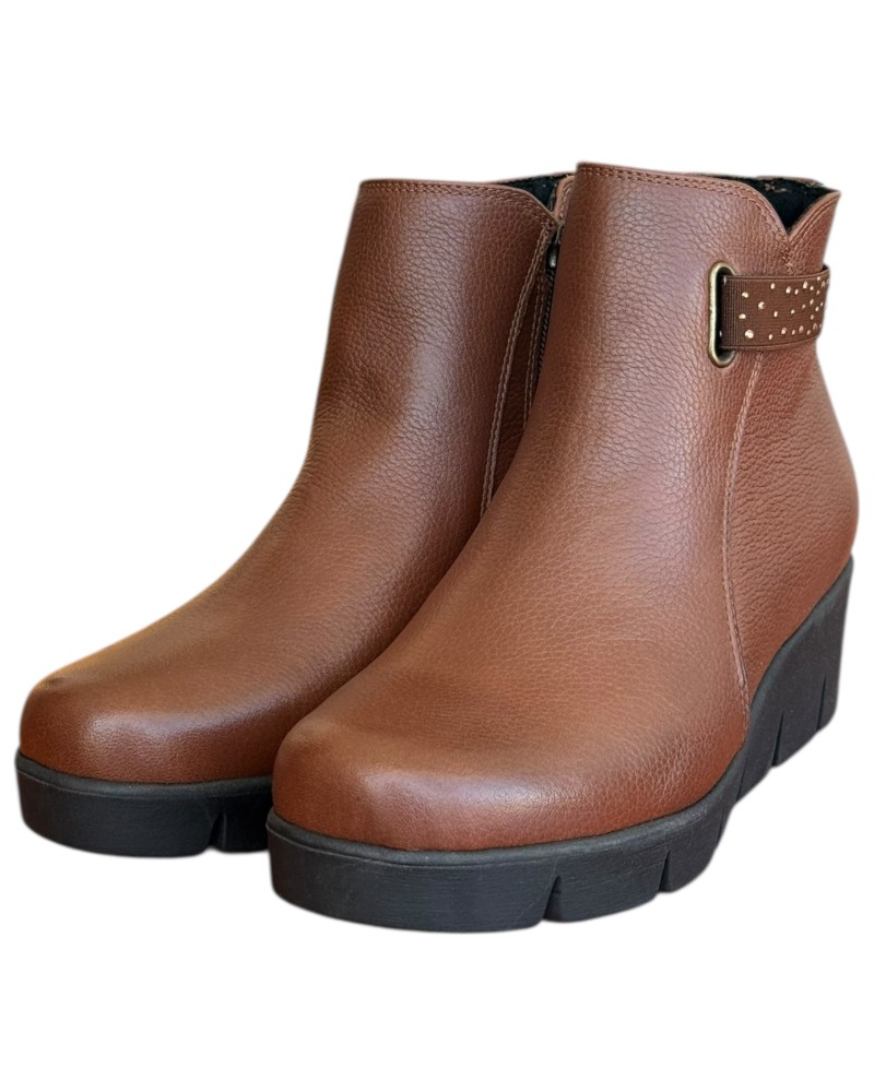 Δερμάτινο Γυναικείo Μποτάκι - N628