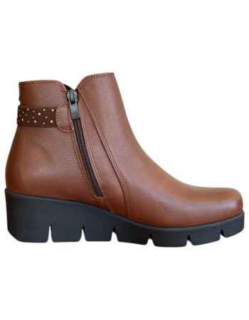 Δερμάτινο Γυναικείo Μποτάκι - N628