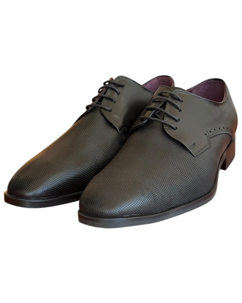  Δερμάτινο Ανδρικό Παπούτσι - N634