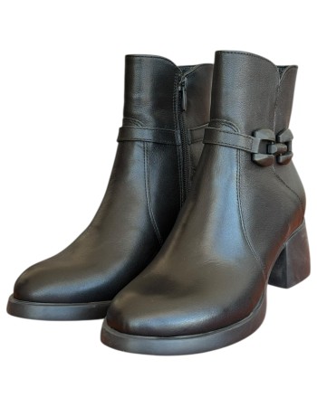 Δερμάτινο Γυναικείo Μποτάκι - N641