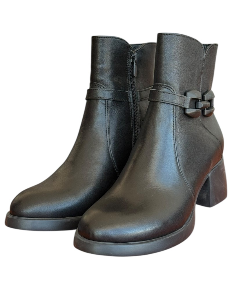 Δερμάτινο Γυναικείo Μποτάκι - N641