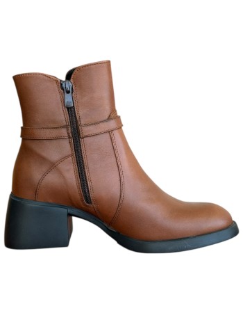 Δερμάτινο Γυναικείo Μποτάκι - N644