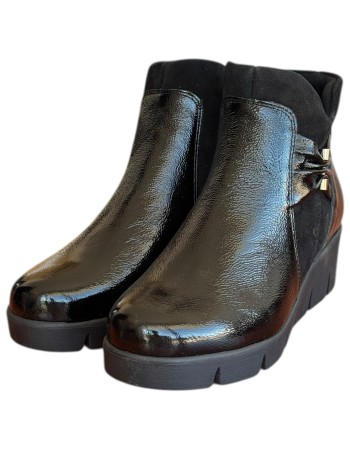 Δερμάτινο Γυναικείo Μποτάκι - N648