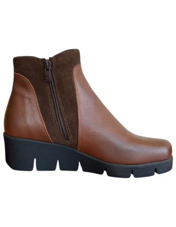 Δερμάτινο Γυναικείo Μποτάκι - N651