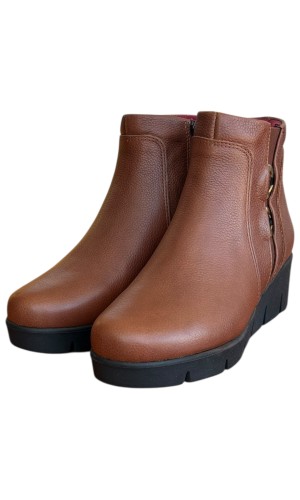 Δερμάτινο Γυναικείo Μποτάκι - N671