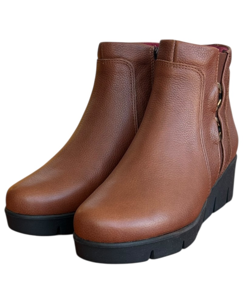 Δερμάτινο Γυναικείo Μποτάκι - N671