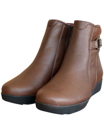 Δερμάτινο Γυναικείo Μποτάκι - N687