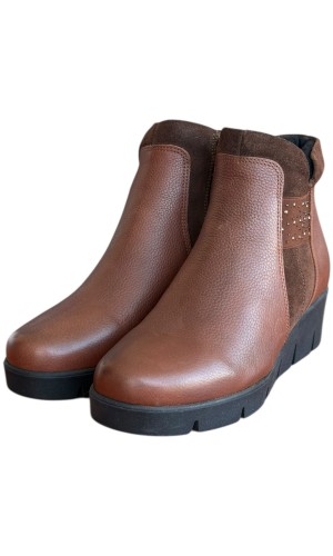 Δερμάτινο Γυναικείo Μποτάκι - N722