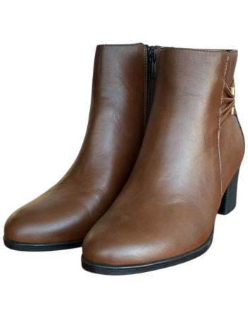 Δερμάτινο Γυναικείo Μποτάκι - N770