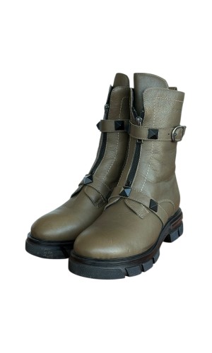 Δερμάτινο Γυναικείo Μποτάκι - N773