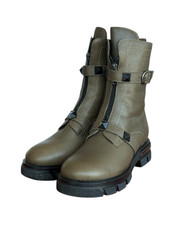 Δερμάτινο Γυναικείo Μποτάκι - N773