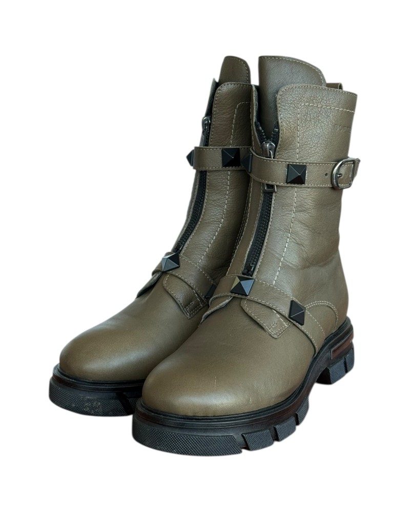 Δερμάτινο Γυναικείo Μποτάκι - N773