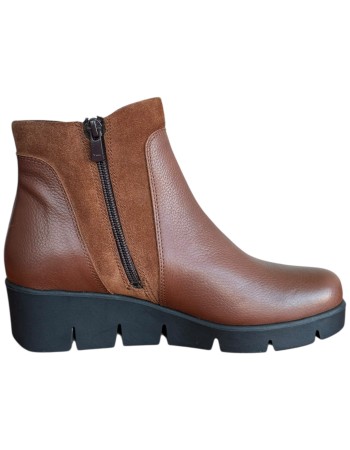 Δερμάτινο Γυναικείo Μποτάκι - N774