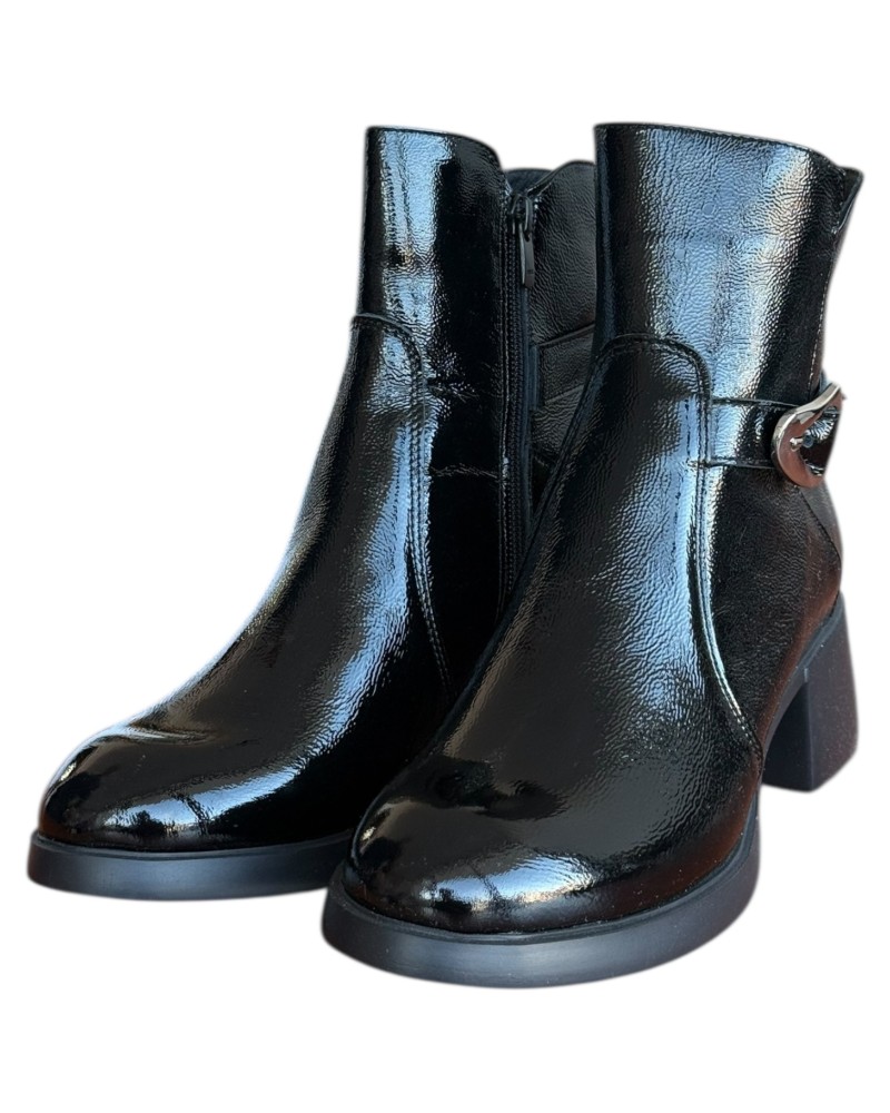 Δερμάτινο Γυναικείo Μποτάκι - N779